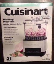 Cuisinart Mini Prep Food Processor Dlc 1 Ss 21 Oz Brushed Metal Brand New In Box - $27.72