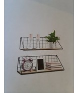 Floating Shelves Wall Mounted Rustic Wood Storage Set for Picture Frames... - £11.15 GBP