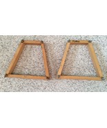 (2) Lot of VINTAGE WOOD TENNIS RACQUET PRESSES HOLDER CASE - Fast Ship! - £22.33 GBP