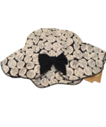 Girls Hat Bonnet Sun-hat Bucket Crazy 8 Navy Blue Dots 2T 3T NWT New Sca... - $11.76