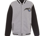 NBA Orlando Magic Reversible Full Snap Fleece Jacket JH Design 2 Front L... - £95.91 GBP