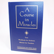 A Course In Miracles Hardcover Book Self Help Foundation For Inner Peace Good - £12.34 GBP