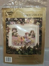 Something Special SPRING MEADOW SCENE Cross Stitch (50657) 18&quot;x14&quot; - $28.49