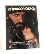 Zhivago Vodka vintage Print Ad Advertisement pa9 - £4.55 GBP