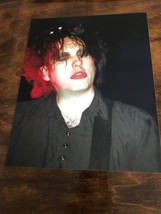 Vintage Robert Smith The Cure 8x10 Glossy Photo Playing Guitar While Singing - £6.29 GBP