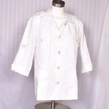 Covington White Ladies Dress 5 Button Jacket Size XL - £8.30 GBP