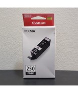 New Genuine CANON Pixma PGBK 250 BLACK Ink Cartridge 15 ml Tank - $17.48