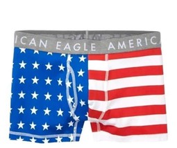 American Eagle Classic Trunk Underwear USA Flag Men&#39;s Size Large 3 Pack  - £18.67 GBP