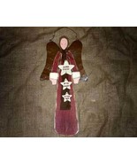 Country Door Angel Made of Wood, Tin, and Ceramic - $20.58 CAD
