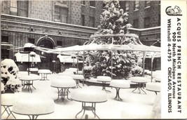 Jaques French Restaurant Chicago Illinois Postcard Unposted - $10.00