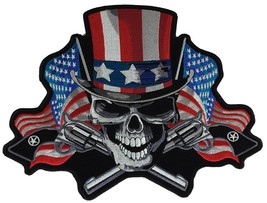Large Angry Uncle SAM Cutout Patch - Great Color - Veteran Owned Business - £24.50 GBP