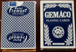 Hotel FREMONT &amp; Casino  Las Vegas, Nevada Playing Cards, Blue, New - £7.02 GBP