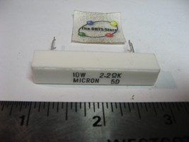 Micron 10 Watt 2.2 Ohm 2R2 10% Cement Power Resistor - NOS Qty 1 - $5.69