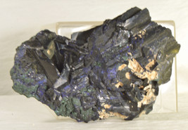 #3637 Azurite - Erfound, S. Morocco -- great Display Piece! - $175.00