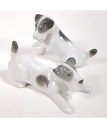 Fox Terriers Lot Of Two Pups Gotha Pfeffer Germany Dog Figurines - £12.81 GBP