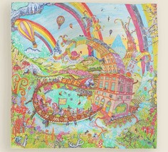 Hermes Scarf Les Folies du Faubourg 90 cm silk multicolor Carre town - $926.69