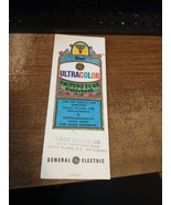 G E GE Ultracolor Picture Tube guidebook brochure White Plains NY - £3.89 GBP
