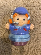 Fisher Price 2008 Little People Lil Movers Airplane Replacement Pilot - £5.31 GBP