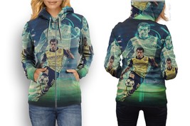 Borussia Dortmund Henrikh Mkhitaryan  Womens Graphic Zipper Hooded Hoodie - £27.86 GBP+