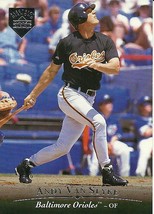 1995 Upper Deck Electric Diamond Silver Andy Van Slyke 368 Orioles - £0.78 GBP