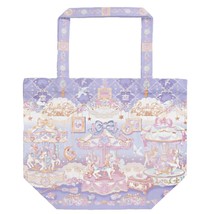 Angelic Pretty Eternal Carnival Eco Tote Bag in Lavender Lolita Fashion - $76.00