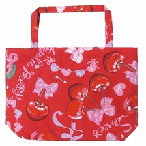 Angelic Pretty Wrapping Cherry Tote Eco Bag in Red Lolita Fashion - $69.00