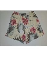 Ralph Lauren Country Short&#39;s Women&#39;s Size 6 Linen Floral Pink-Yellow-USA - $18.03