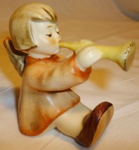 Vintage West Germany W. Goebel Miniature Figurine Little Angel Tooter - $16.00