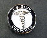 US NAVY CORPSMAN MEDICAL CORPS LAPEL HAT PIN BADGE 1 INCH - £4.57 GBP