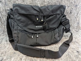 Columbia Outfitter Unisex Messenger Cross Body Diaper Bag Black - $24.54 CAD