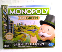 Monopoly: Go Green Edition Board Game for Families Ages 8 and Up - New In Box! - £20.94 GBP