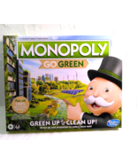 Monopoly: Go Green Edition Board Game for Families Ages 8 and Up - New I... - £20.95 GBP