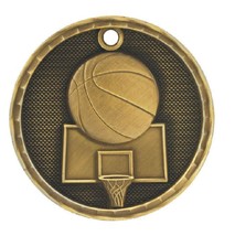 Basketball Medal Award Trophy Team Sports W/Free Lanyard FREE SHIPPING 3... - £0.77 GBP+