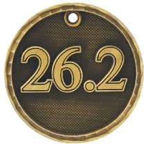 26.2 Running Medal Marathon Award Trophy W/Free Lanyard Runner Race 3D218 - £0.79 GBP+