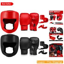 Essential Boxing Gear Set for Beginners: 16 Oz Gloves, Headgear &amp; Mouth ... - $131.62