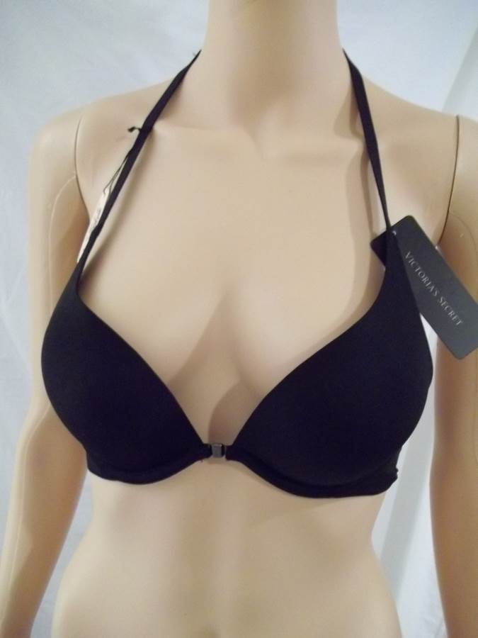 Victoria&#39;s Secret Plunge Underwire Padded Bra-Color:Black-Size: 34A-NWT - $19.99