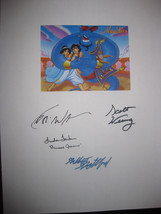 Aladdin Signed Movie film Script Screenplay X4 autograph Robin Williams Scott We - £15.63 GBP