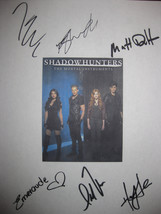 Shadowhunters The Mortal Instruments Signed TV Pilot Script Autographs K... - $16.99