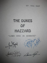 The Dukes of Hazzard Signed TV Script Screenplay Autographs Tom Wopat Jo... - $16.99