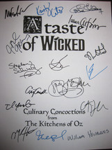 Wicked Signed Broadway Musical Cookbook X16 Recepies Cooking Autograph Kristin C - £15.92 GBP
