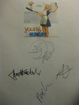 Young &amp; Hungry Signed TV Script Screenplay Autographs Emily Osment Jonathan Sado - £13.47 GBP