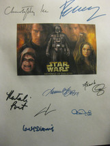 Star Wars Episode 3 Revenge of the Sith Signed Film Movie Screenplay Scr... - $19.99