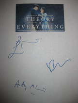 The Theory of Everything Signed Film Movie Script Screenplay Autographs Anthony  - $19.99