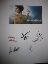 Blindspot signed TV script Screenplay X5 Autograph Jaimie Alexander Sull... - £13.38 GBP