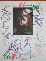 Twilight Signed Movie Film Script Screenplay X20 Kristen Stewart Robert Pattinso - £15.97 GBP