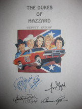 The Dukes of Hazzard Signed TV Script Screenplay Autographs Signatures Tom Wopat - £13.36 GBP