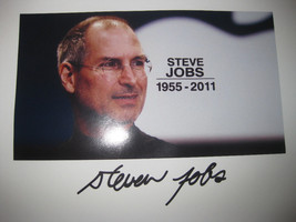 Steve Jobs Signed Photo Steven 1998 to 2010 8x10 Autographed Signature Picture a - £7.80 GBP