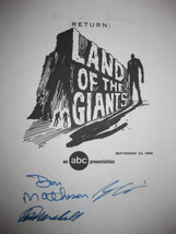 Land of the Giants Signed TV Screenplay Script Don Matheson Don Marshall... - $16.99