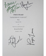 Twin Peaks Cast Signed TV Screenplay Script Autographs Lara Flynn Boyle Kyle Mac - £13.46 GBP