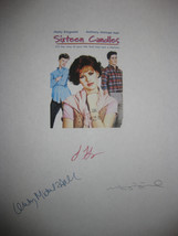 Sixteen Candles Signed Film Movie Script Screenplay Autographs Molly Ringwald An - £16.01 GBP